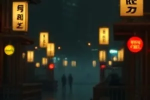 河岸边一位老船工俯身在图纸上描画河道